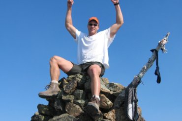 At the top of He Devil in the Seven Devils mountain range.