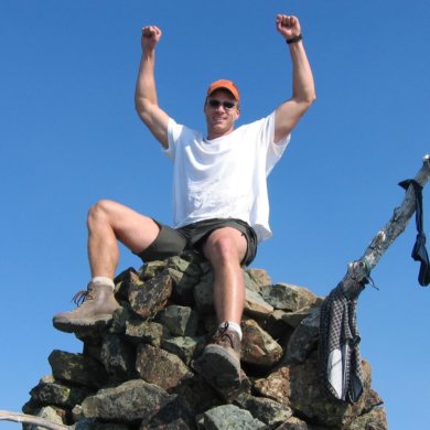 At the top of He Devil in the Seven Devils mountain range.