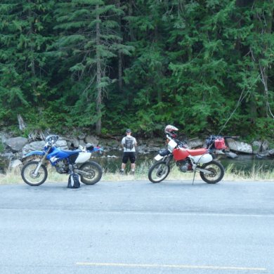 Motorcycles and Fly Fishing on the St. Joe River