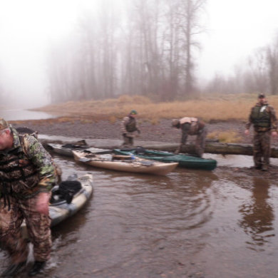 Kayak Hunting