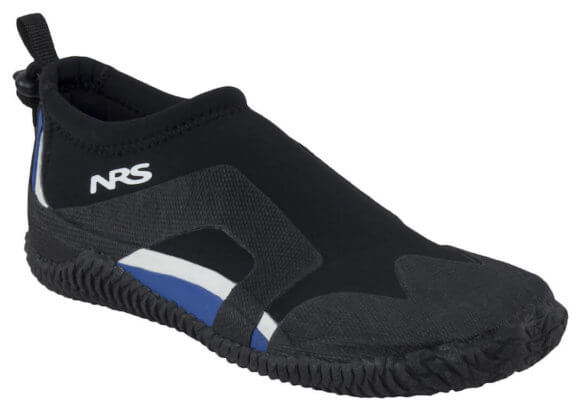 This best water sock image shows the men's NRS Kicker Remix Wetshoe.