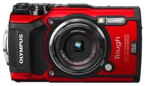This fly fishing gift image shows the Olympus Tough TG-6 waterproof camera.