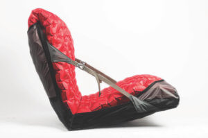 This image shows the Sea to Summit Air Chair sleeping pad accessory.