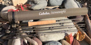 This backpacking gift idea shows the Cabela's Stowaway 6 fly rod for backpacking.