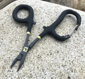 This photo shows the Loon Outdoors Rogue Quick Draw Forceps. 