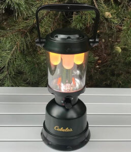 This best camping gift photo shows the Cabela's Bug-Proof LED Lantern.