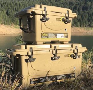This camping gift photo shows the Cabela's Polar Cap Cooler.