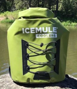 This camping gear gift photo shows the ICEMULE Pro Backpack Cooler.