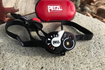 This photo shows the Petzl e+LITE Emergency Headlamp.