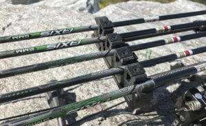 This photo shows the TightSpot Quiver with arrows installed.