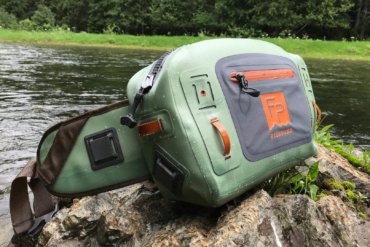 This photo shows the Fishpond Thunderhead Submersible Lumbar Pack.