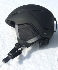 This Smith Mission review photo shows the Smith Mission Snow Helmet for men.