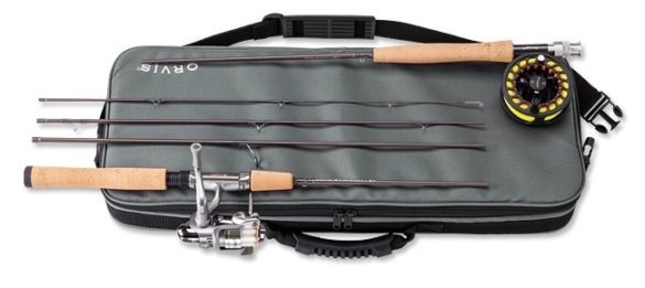 This photo shows the Orvis Encounter Spin/Fly combo fishing rod and reel kit.