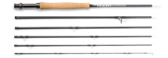 This photo shows the Orvis Clearwater Travel Rod.