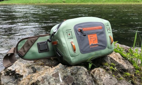 This fly fishing gift guide photo shows a Fishpond Submersible Lumbar Pack.