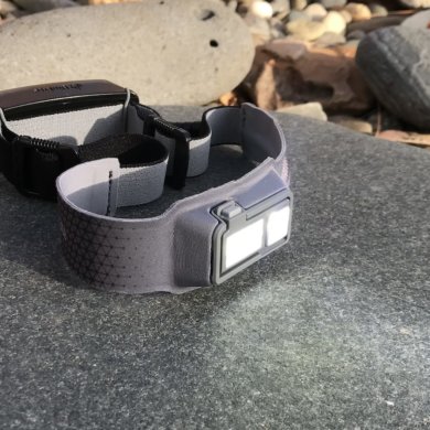 This photo shows the BioLite HeadLamp 330.