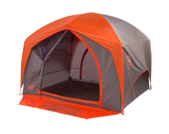 This best camping tents photo shows the Big Agnes Bunkhouse 4 Tent.