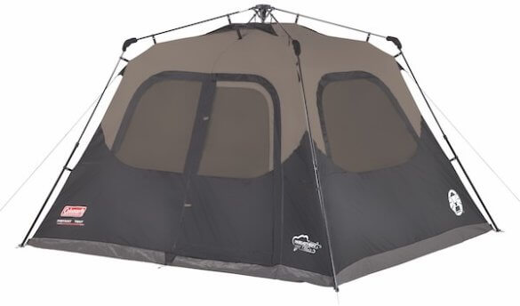 This photo shows the Coleman Cabin Tent with Instant Setup.