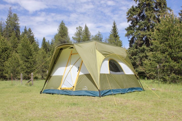 This photo shows the L.L.Bean Acadia 6-Person Camping Tent.