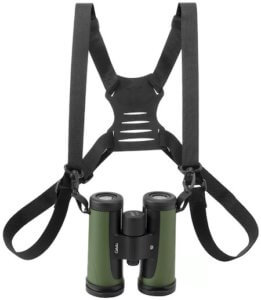 This hunting gift idea photo shows the Cabela's Hybrid Binocular Harness.