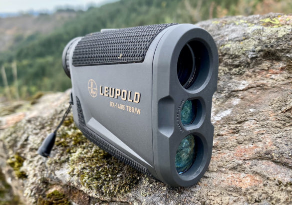 This photo shows the end of the Leupold RX-1400i TBR/W Rangefinder.