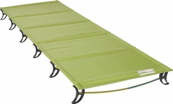 This ultralight cot photo shows the Therm-A-Rest Lite Cot.