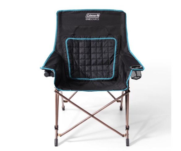 This photo shows the Coleman OneSource Heated Chair for camping.