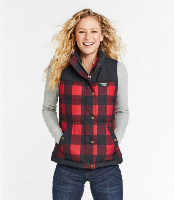 This outdoor gift idea photo shows the L.L.Bean Women's Mountain Classic Down Vest.