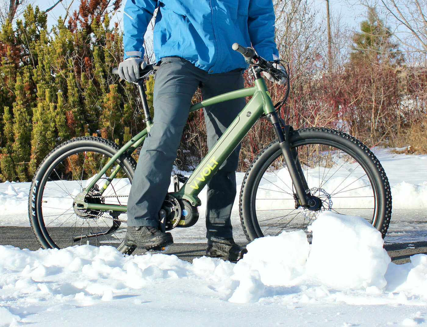 This photo shows the author with the Vvolt Sirius ebike during the testing and review process.