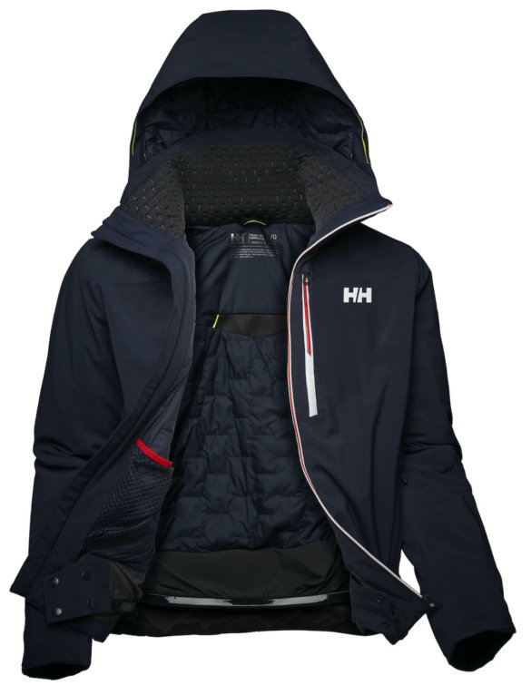 This photo shows the Helly Hansen Alpha Lifaloft ski jacket.