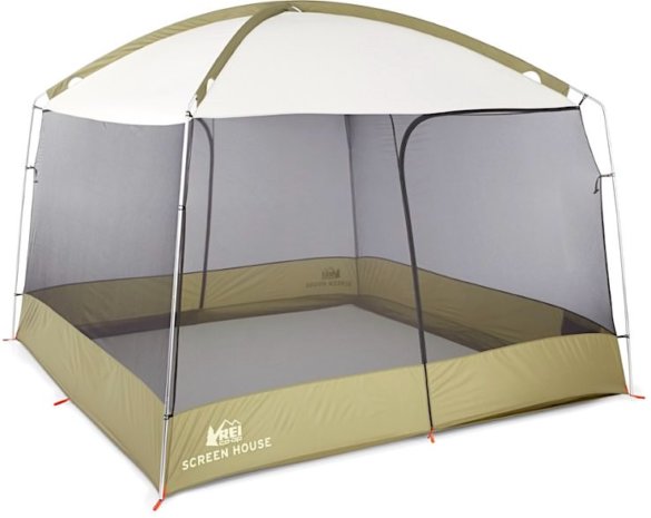 This best screen shelter buying guide photo shows the REI Co-op Screen House Shelter.