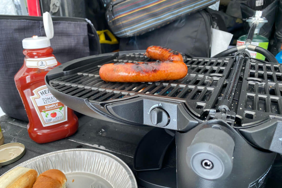 BBQ breakfast on Weber Go Anywhere grill : r/grilling