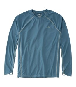 This photo shows the L.L.Bean Swift River Cooling Rash Guard.