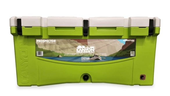 This is a photo of the Canyon Coolers Prospector 103 in the green color option.