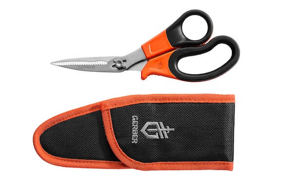 This photo shows the Gerber Vital Take-a-Part Shears for small game and upland bird hunting.