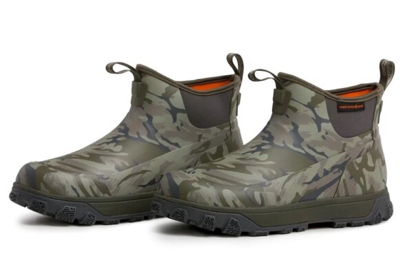 This photo shows the Grundéns 6" Ankle Boot in the camo color option.