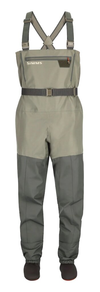 This best fishing waders photo shows the men's Simms Tributary Wader - Stockingfoot.