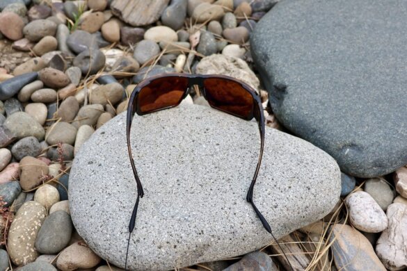 This photo shows a top view of the Smith Guide's Choice sunglasses.