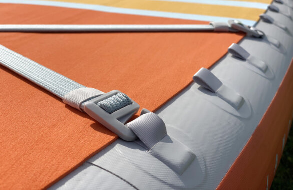 This photo shows the gear and accessory connection loop on the ISLE Pioneer Pro.