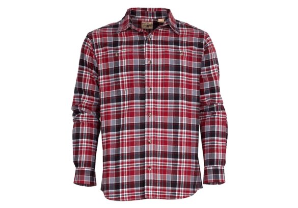 This outdoorsman gift product photo shows the Bass Pro Shops RedHead Ozark Mountain Flannel Long-Sleeve Shirt.