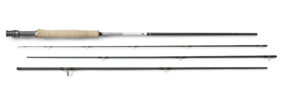 This photo shows the 4-piece Orvis Helios Fly Rod for 2024.