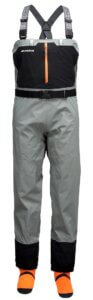This product photo shows the Grundens Bedrock Stockingfoot Wader for men.