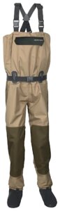 This product photo shows the White River Fly Shop Riseform Chest Waders for men.