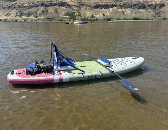 Pioneer 3 with Cloud Kayak Seat and Cloud Kayak Foot Brace installed.