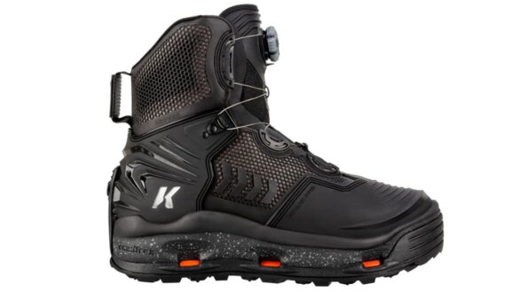 Korkers River Ops BOA wading boot side view.