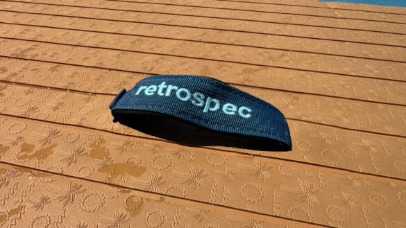 Retrospec grab handle on the deck of the Siesta Dock.